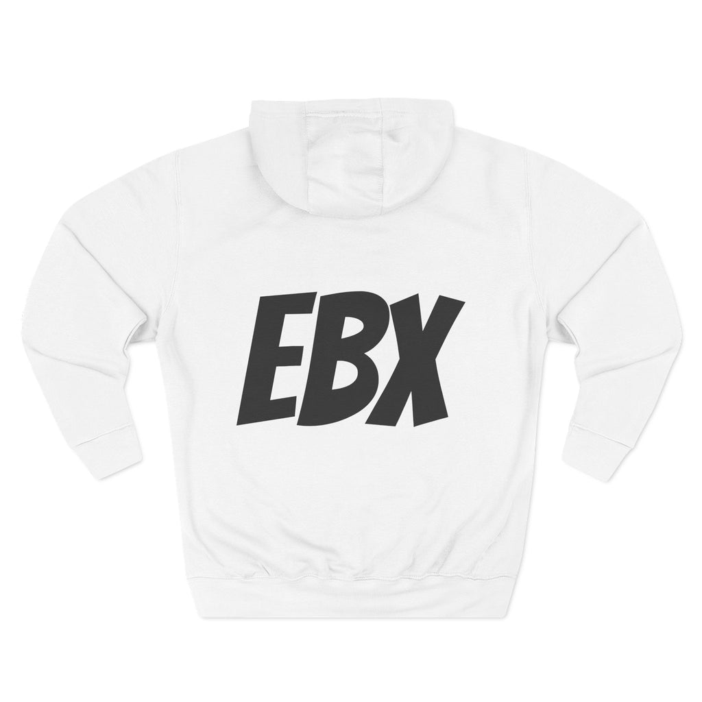 EBX Logo Hoodie - Minimal Graphic Fleece Pullover