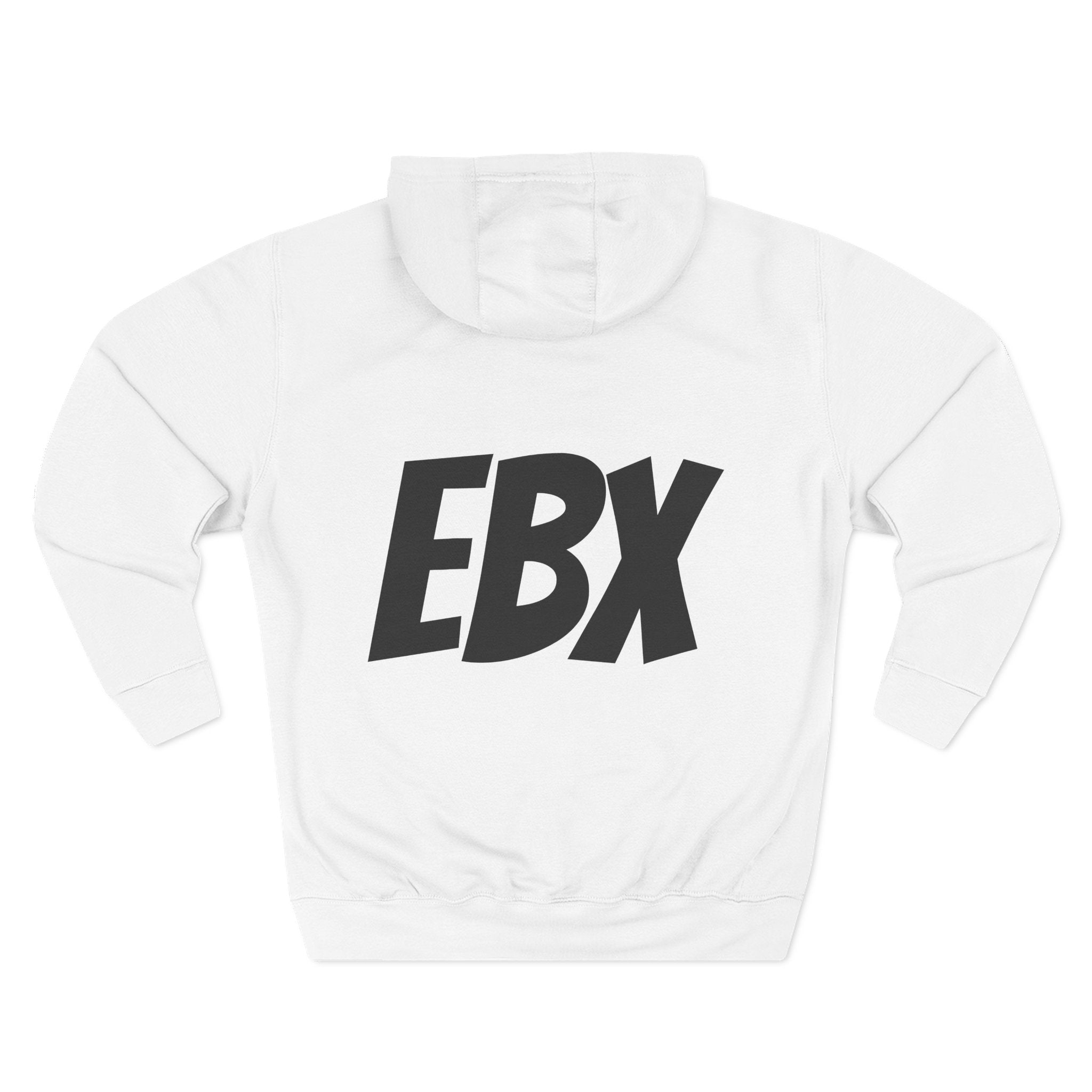 EBX Logo Hoodie - Minimal Graphic Fleece Pullover