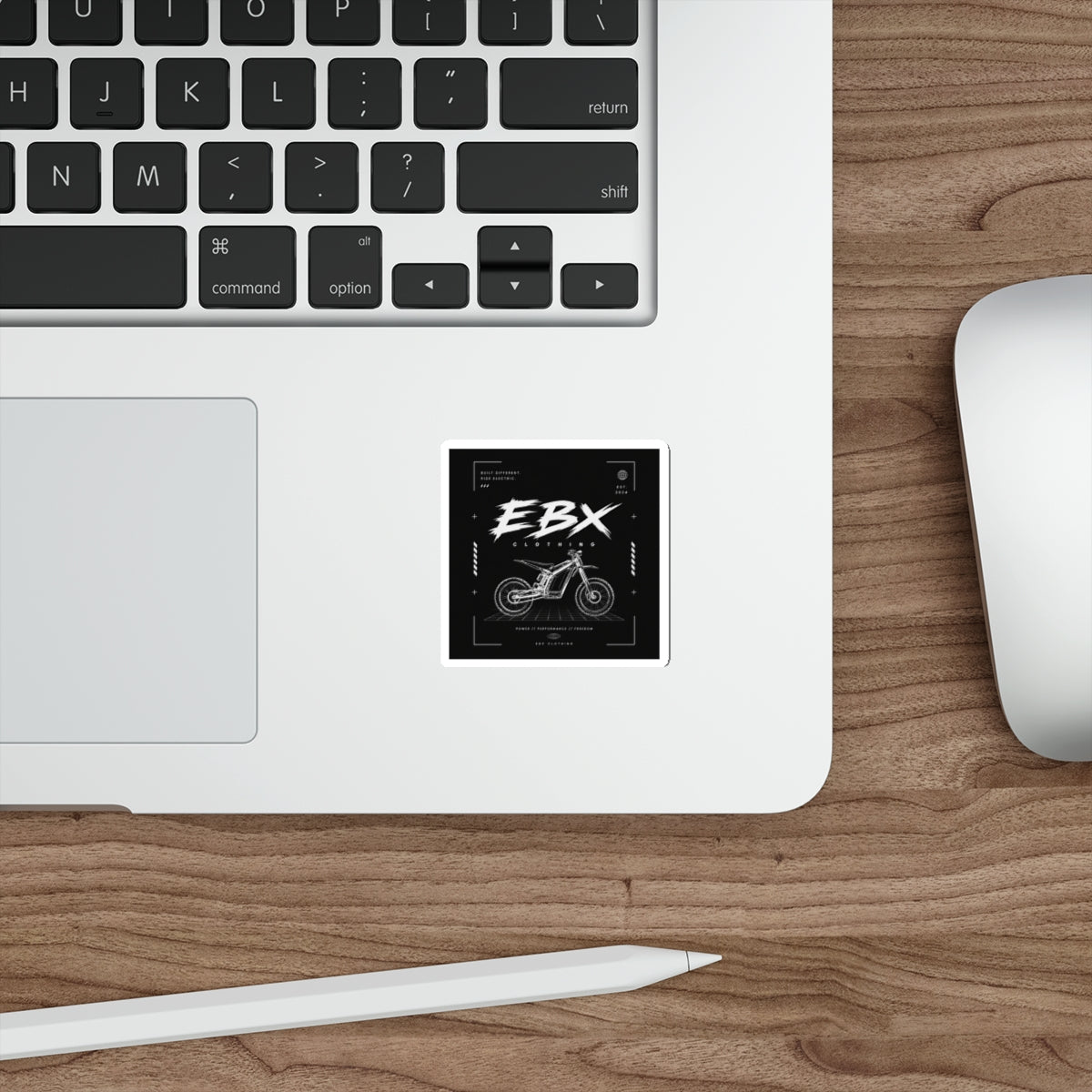 EBX Electric Bike Die-Cut Sticker — Motorcycle Blueprint Logo