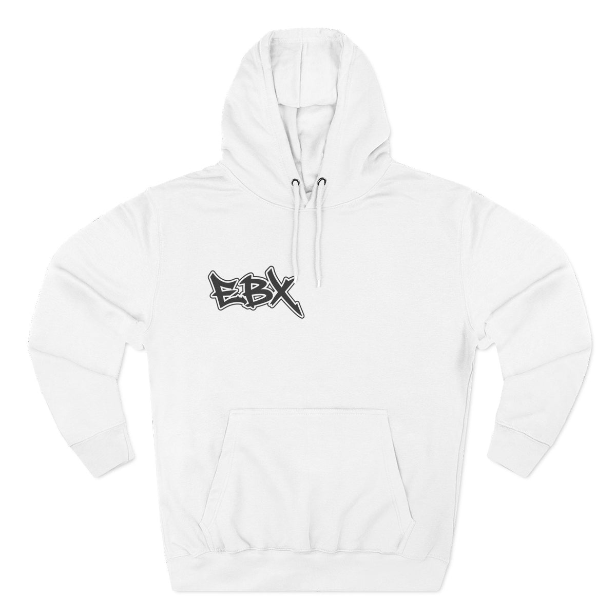 EBX Logo Hoodie - Minimal Graphic Fleece Pullover