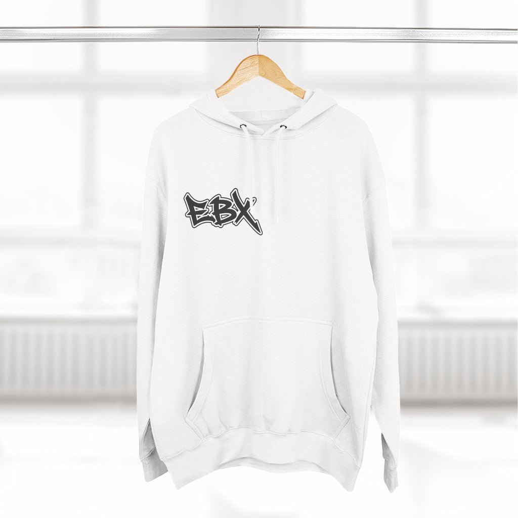 EBX Logo Hoodie - Minimal Graphic Fleece Pullover