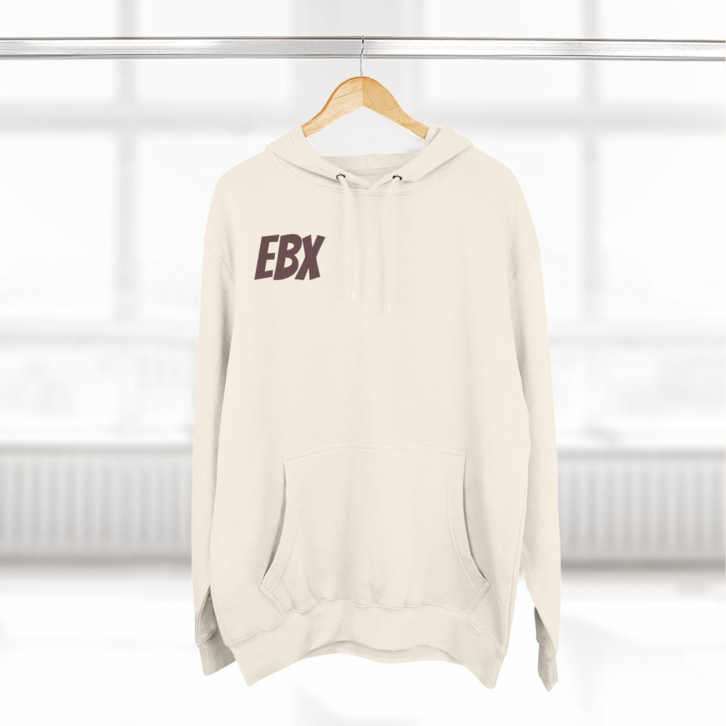 EBX Logo Hoodie - Minimal Graphic Fleece Pullover