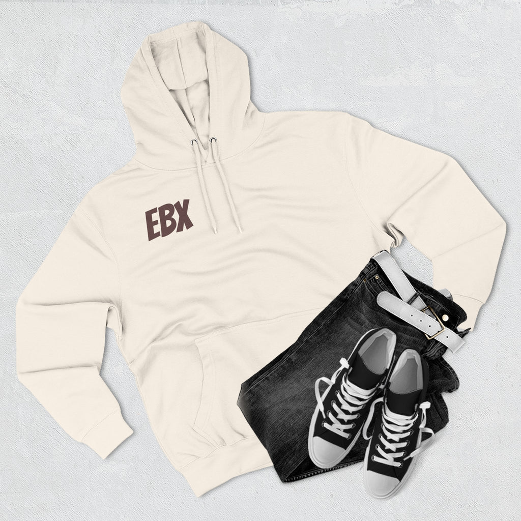 EBX Logo Hoodie - Minimal Graphic Fleece Pullover