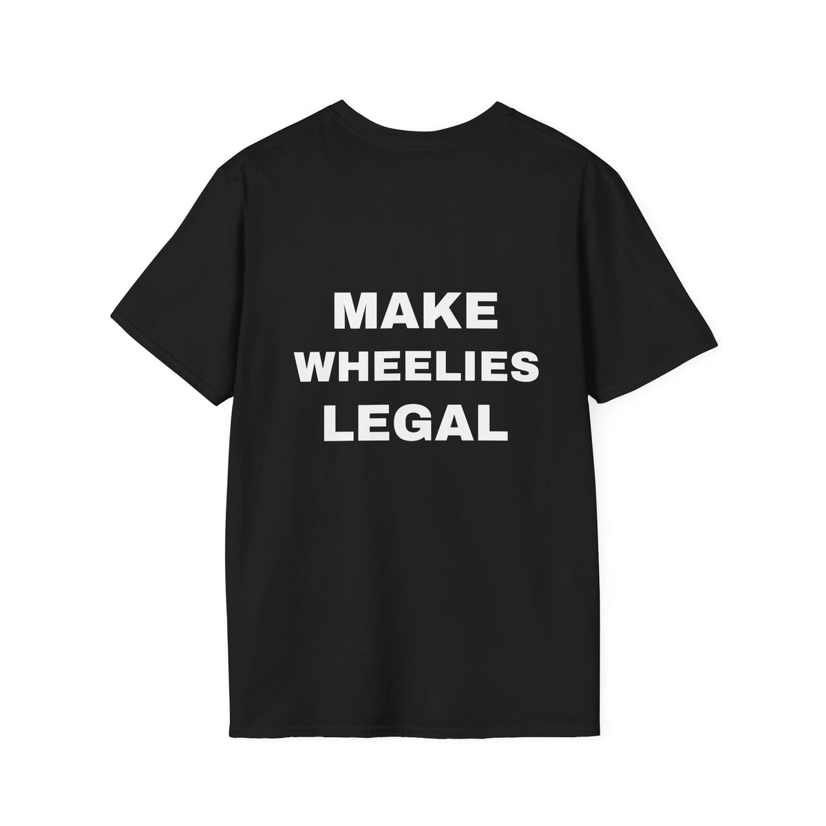 EBX make wheelies legal Minimal Logo T‑Shirt