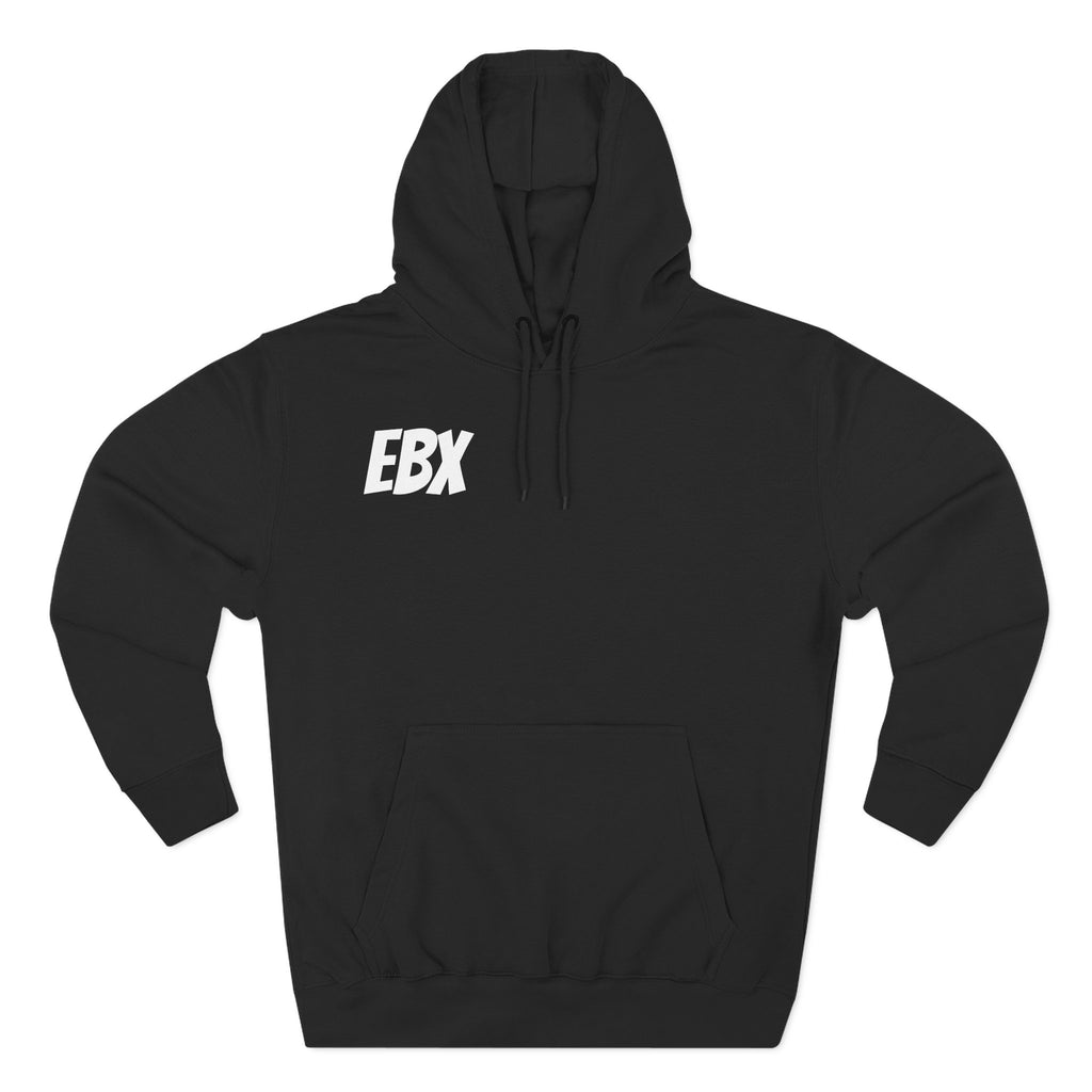 EBX Logo Hoodie - Minimal Graphic Fleece Pullover