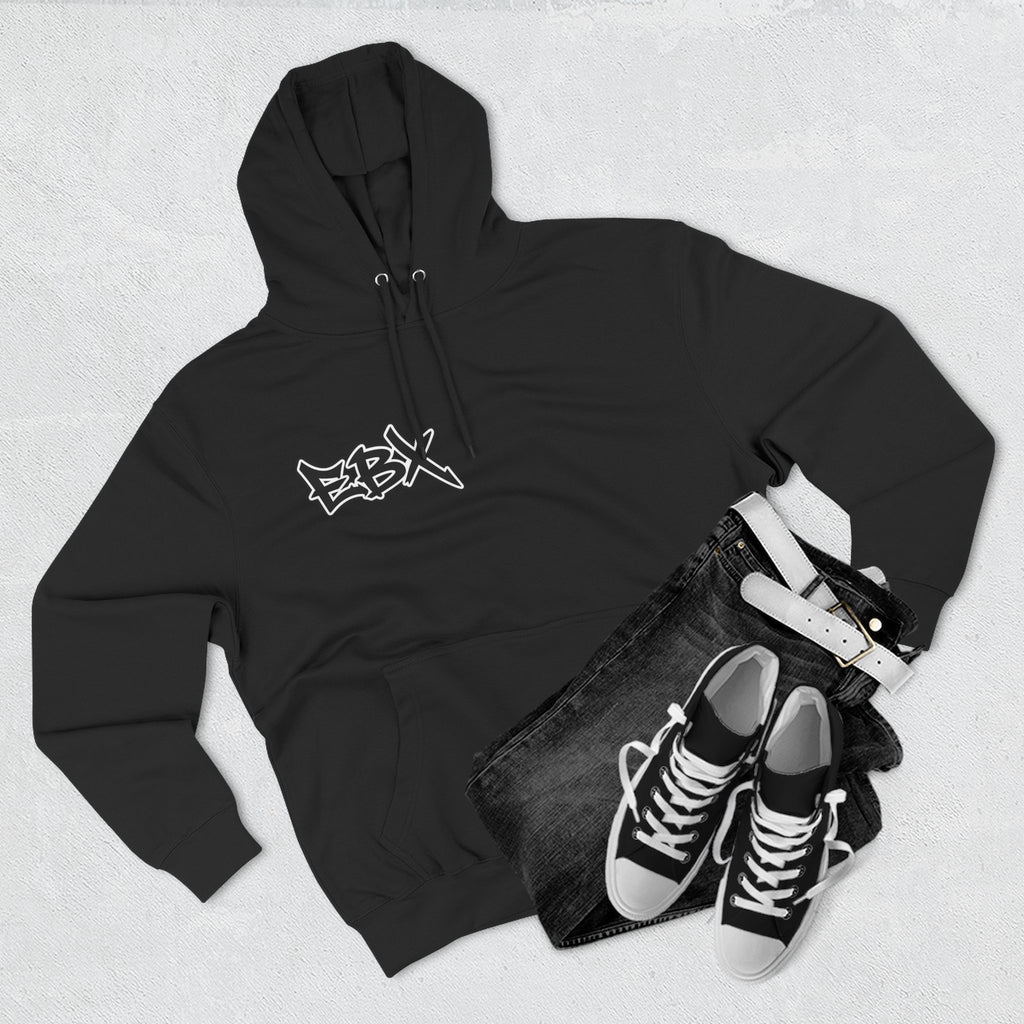 EBX Logo Hoodie - Minimal Graphic Fleece Pullover