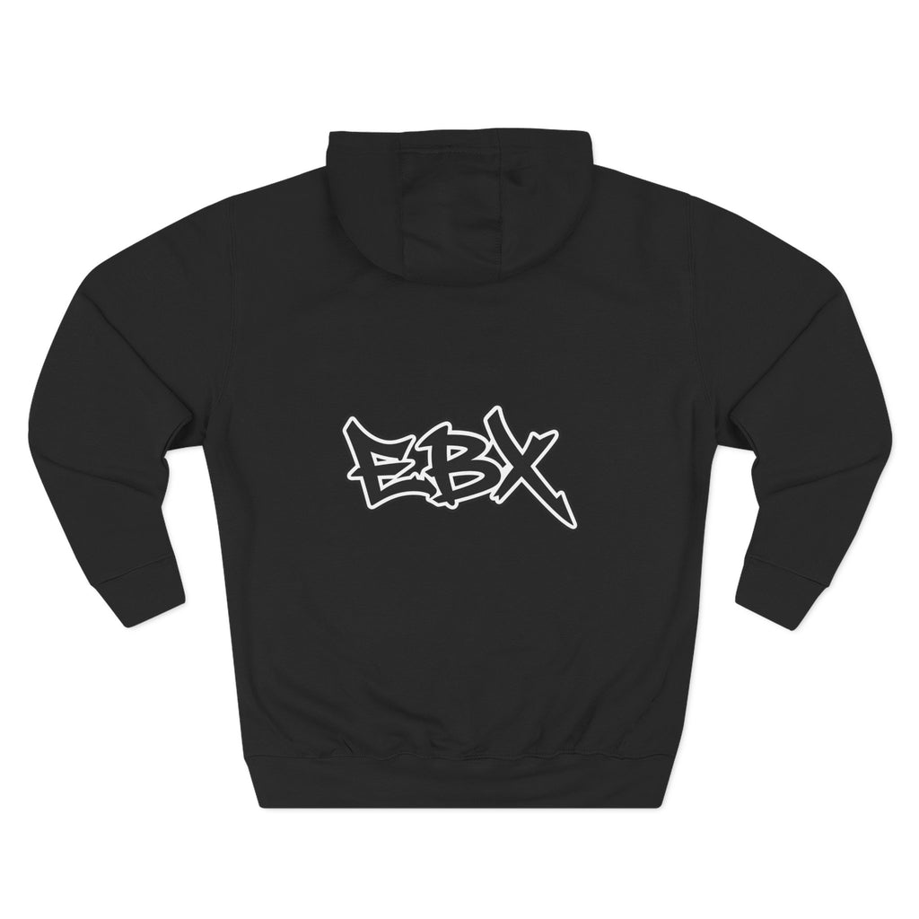EBX Logo Hoodie - Minimal Graphic Fleece Pullover