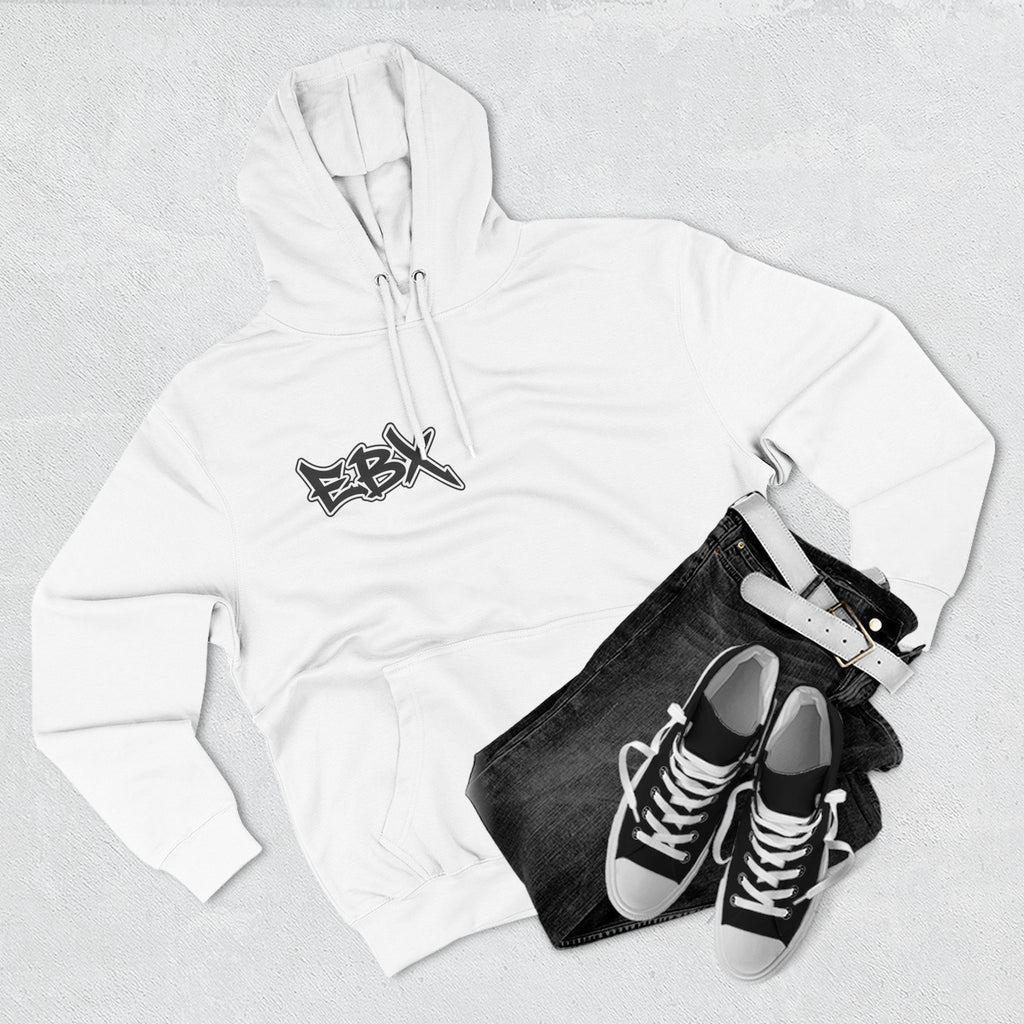 EBX Logo Hoodie - Minimal Graphic Fleece Pullover