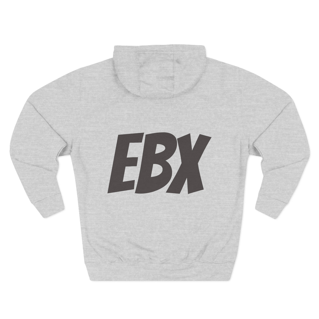 EBX Logo Hoodie - Minimal Graphic Fleece Pullover