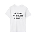 EBX make wheelies legal Minimal Logo T‑Shirt