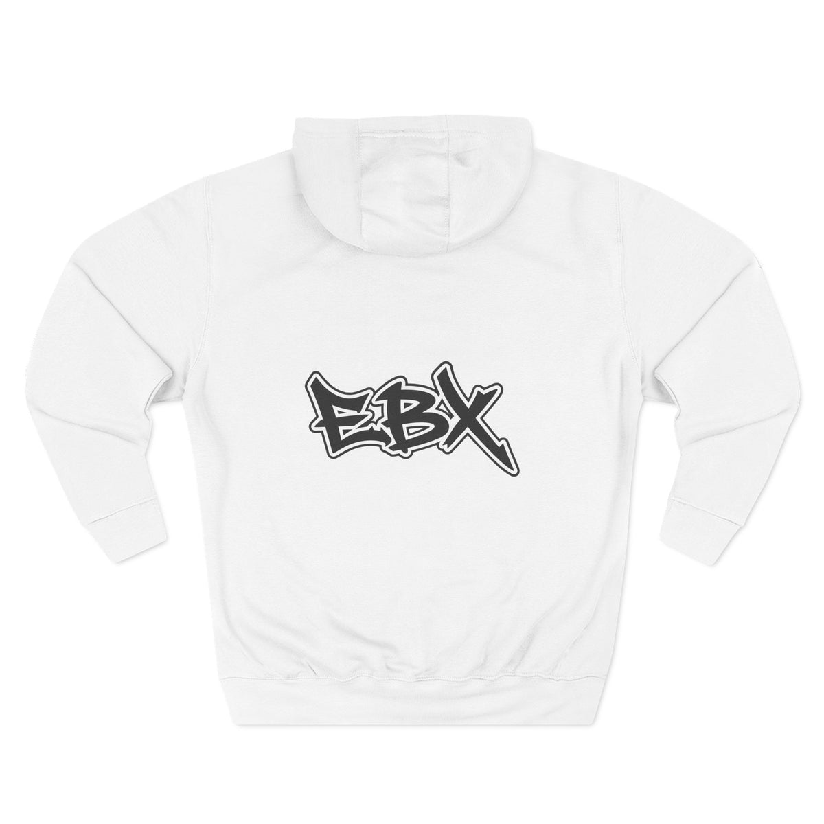 EBX Logo Hoodie - Minimal Graphic Fleece Pullover