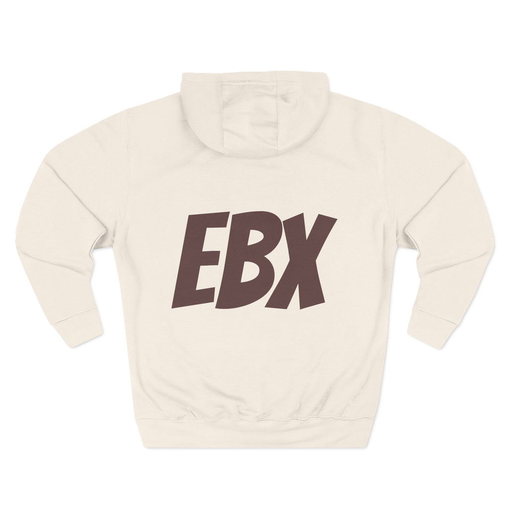 EBX Logo Hoodie - Minimal Graphic Fleece Pullover