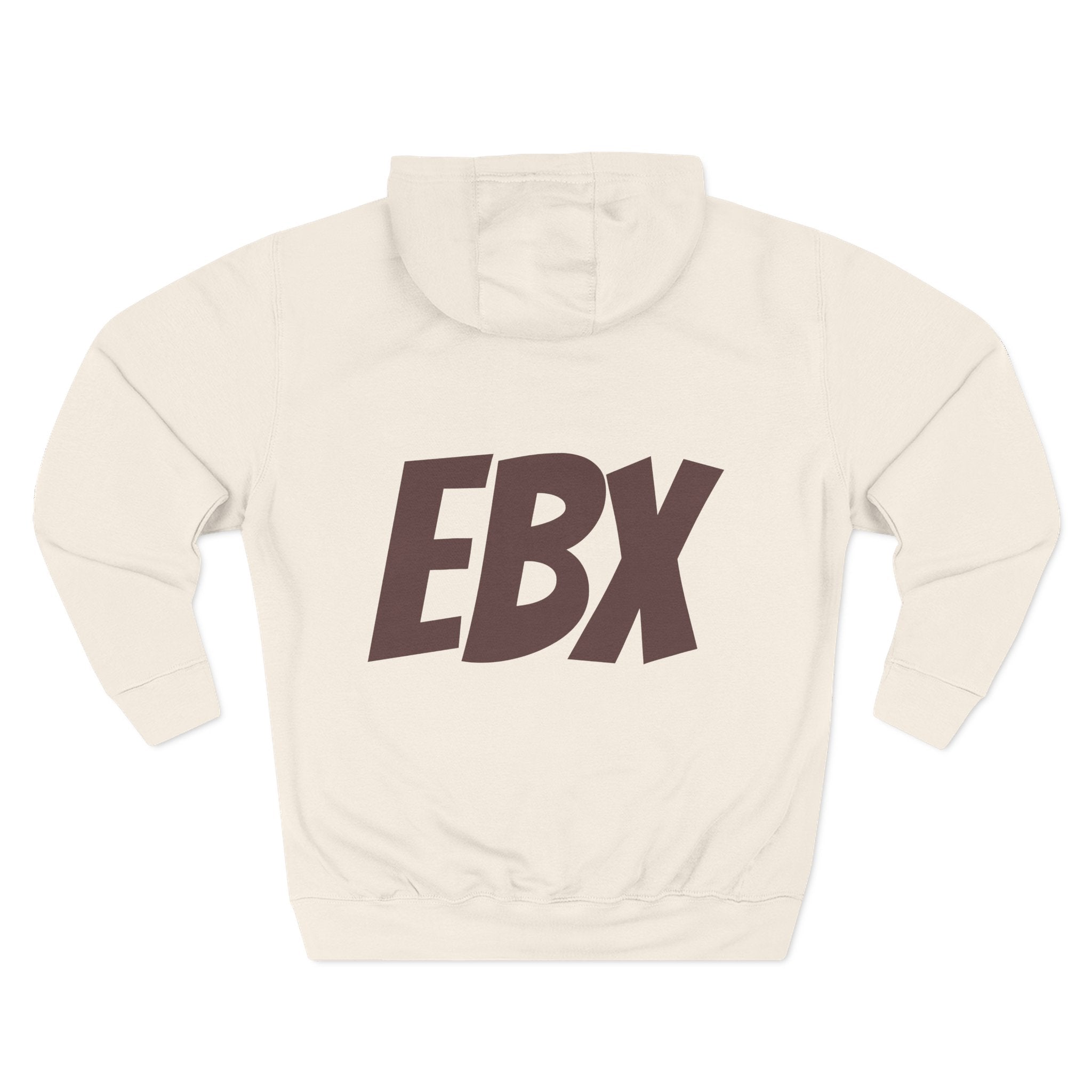 EBX Logo Hoodie - Minimal Graphic Fleece Pullover