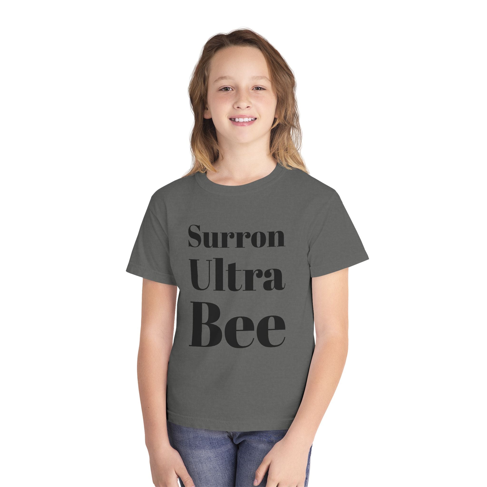 Youth Tee — Customizable "Enter text" Stencil Graphic