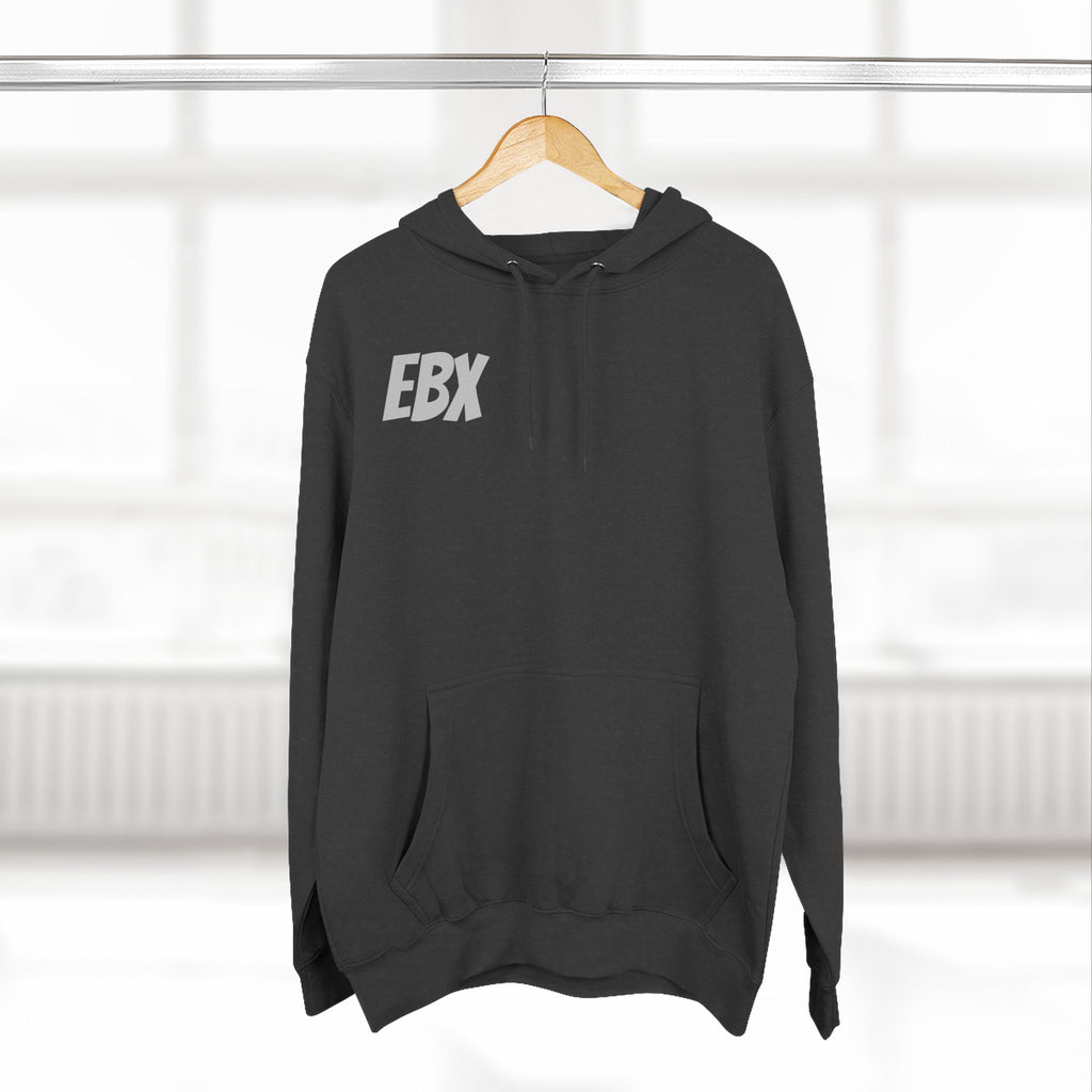 EBX Logo Hoodie - Minimal Graphic Fleece Pullover