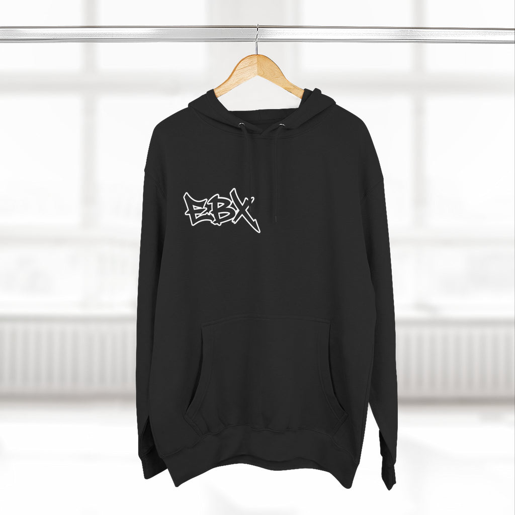 EBX Logo Hoodie - Minimal Graphic Fleece Pullover