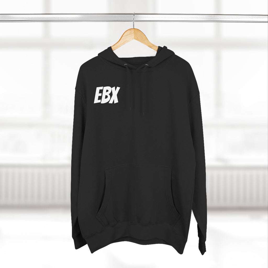 EBX Logo Hoodie - Minimal Graphic Fleece Pullover