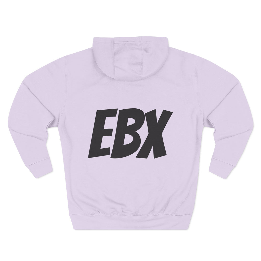 EBX Logo Hoodie - Minimal Graphic Fleece Pullover