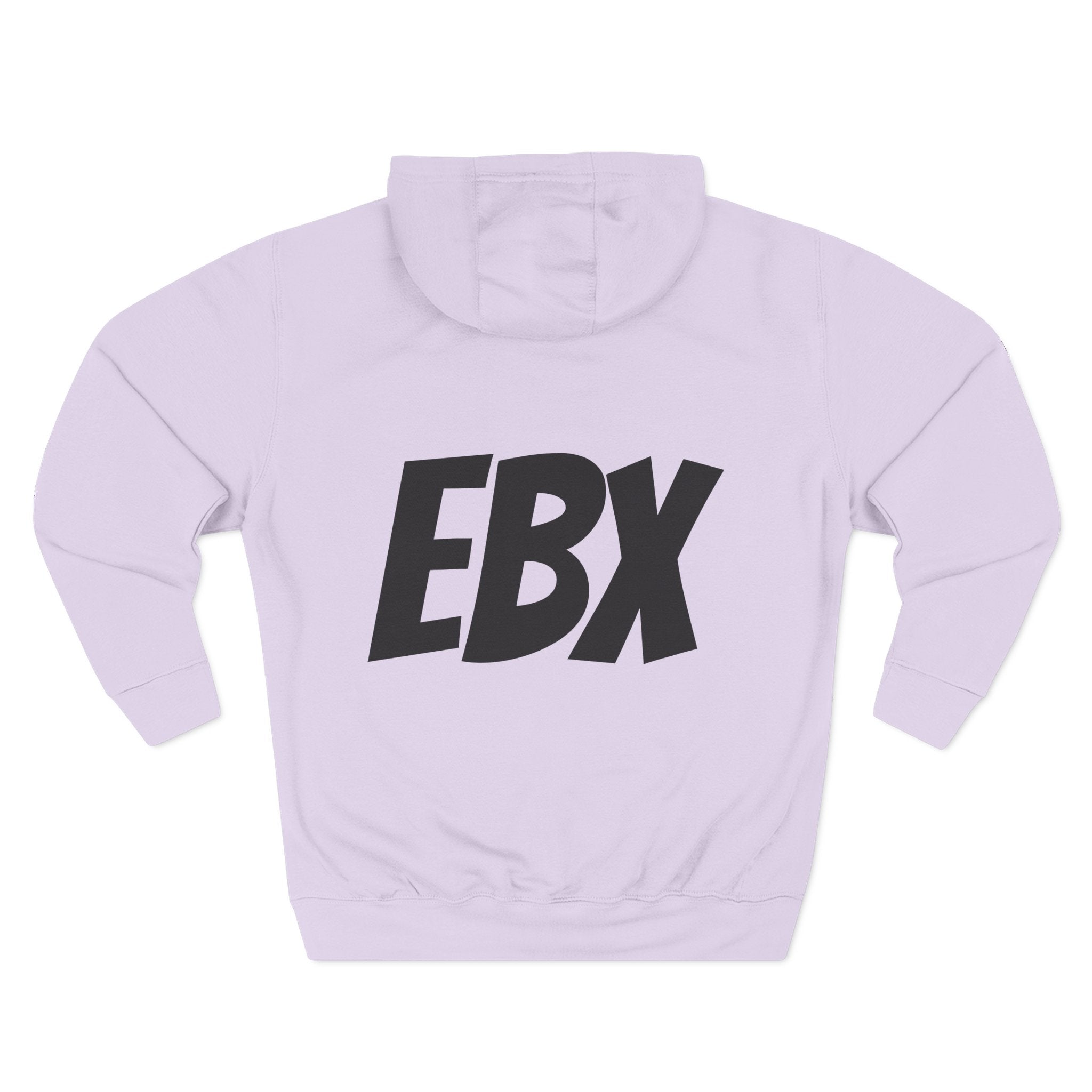EBX Logo Hoodie - Minimal Graphic Fleece Pullover