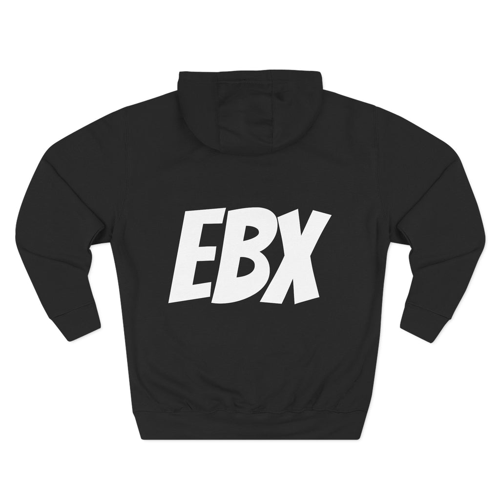 EBX Logo Hoodie - Minimal Graphic Fleece Pullover